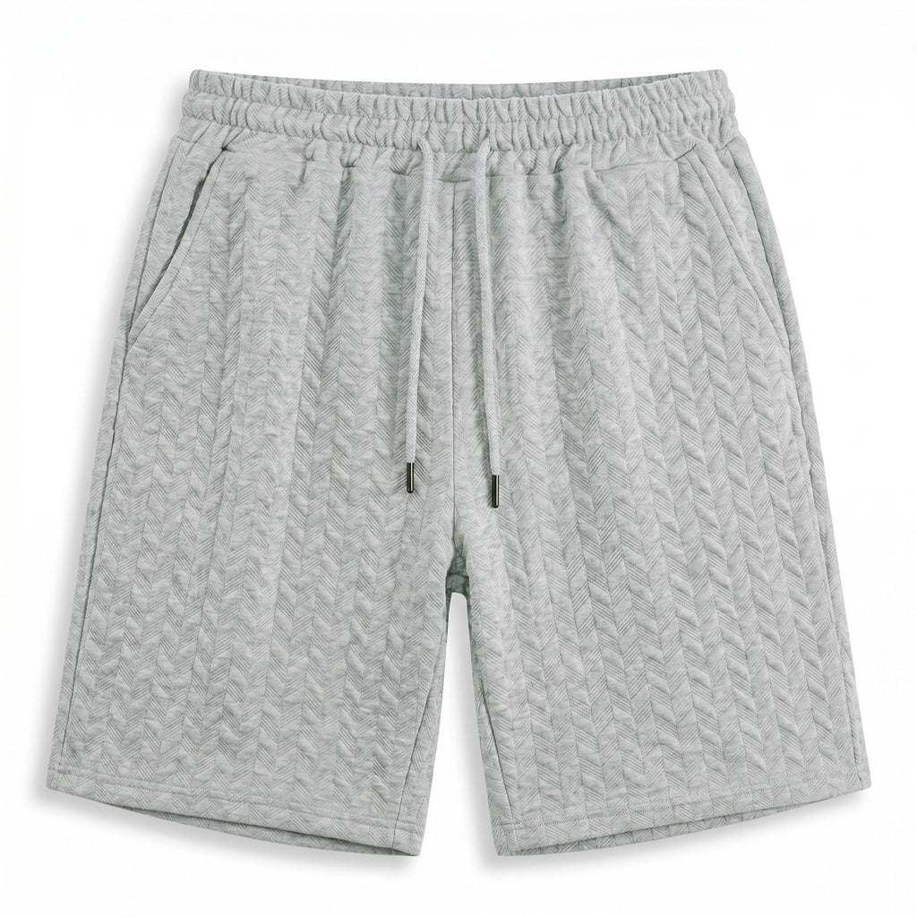 Zac Jacquard Shorts - Color:Heather Grey;Size:XS