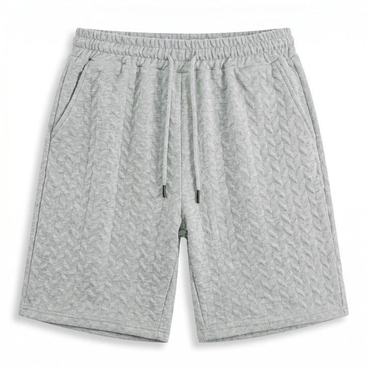 Zac Jacquard Shorts - Color:Heather Grey;Size:XS