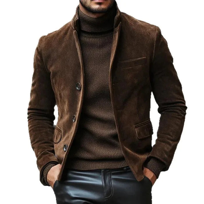 Men's Henley | Men's Vintage Stylish Jacket
