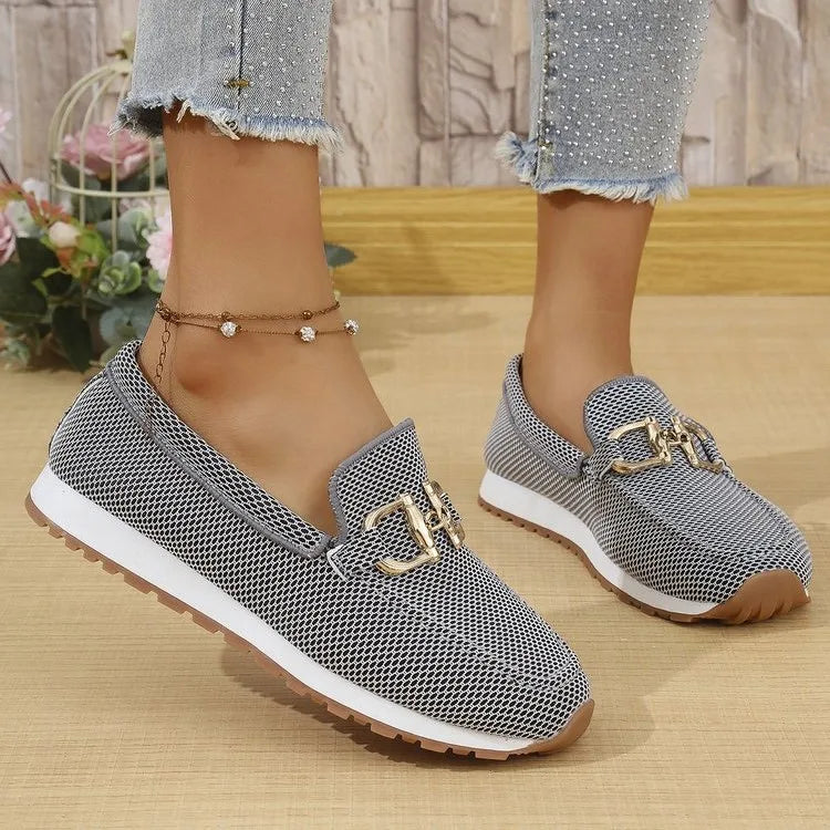 Henrietta |  Orthopedic Loafers  - Color:Gray;Size:36