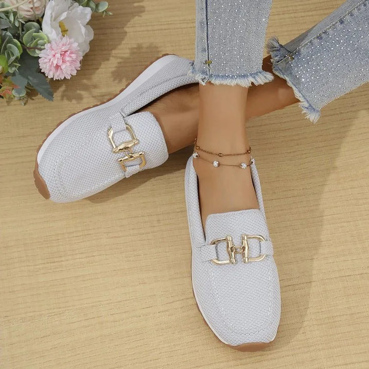 Henrietta |  Orthopedic Loafers  - Color:White;Size:36