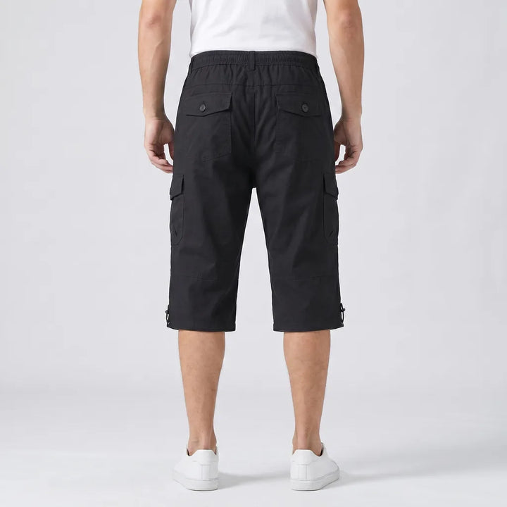 Men's 0036 Black Howard Cotton Cargo Shorts