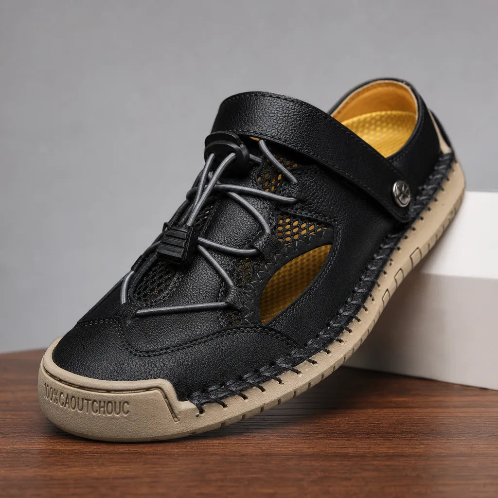 Men's Black Winona Mesh Beach Sandals