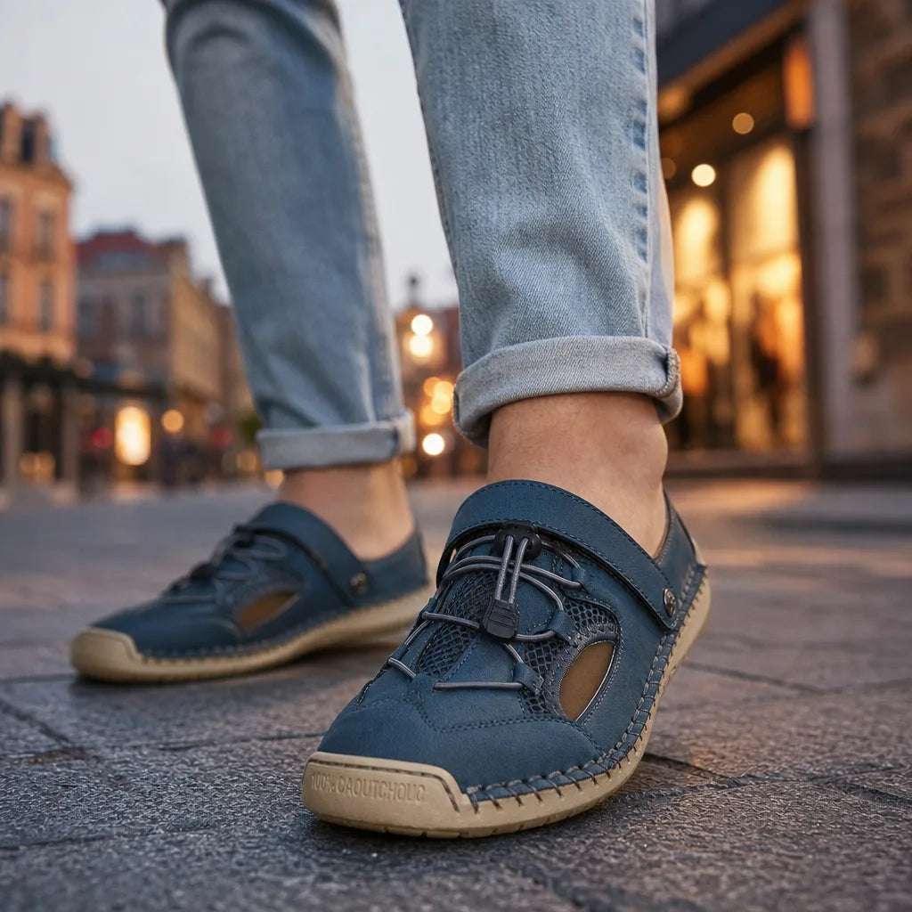 Men's Blue Winona Mesh Beach Sandals