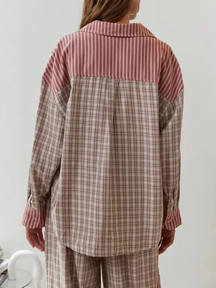 womens pajama set brown3.webp