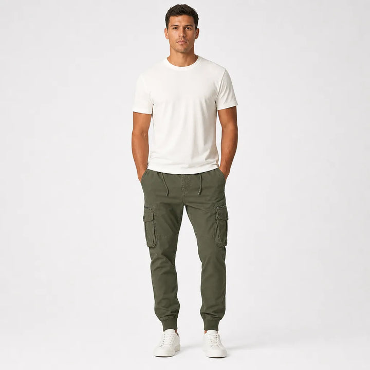 Men's Green Horne Cargo Joggers