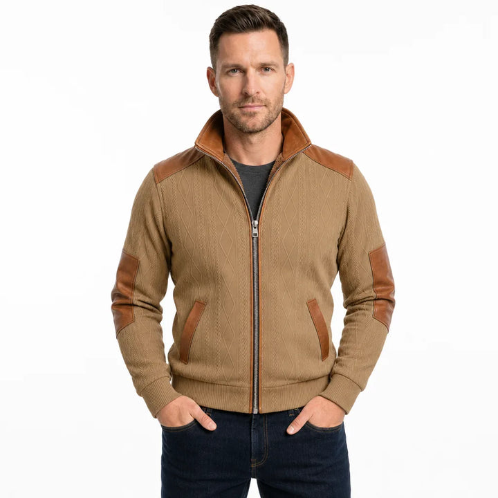 Men's Beige Darcy Fleece-Lined Jacket