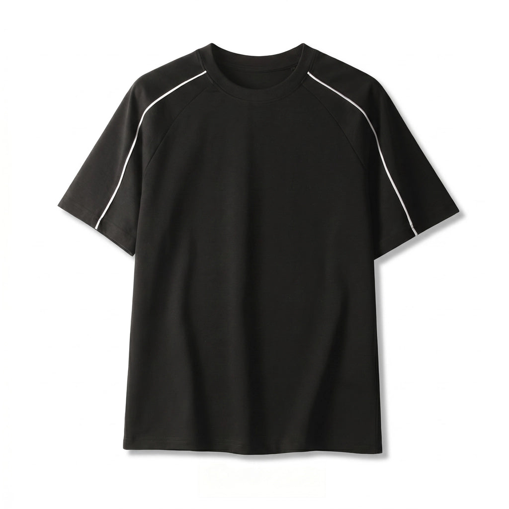 Hugh Raglan T-Shirt - Color:Black;Size:M