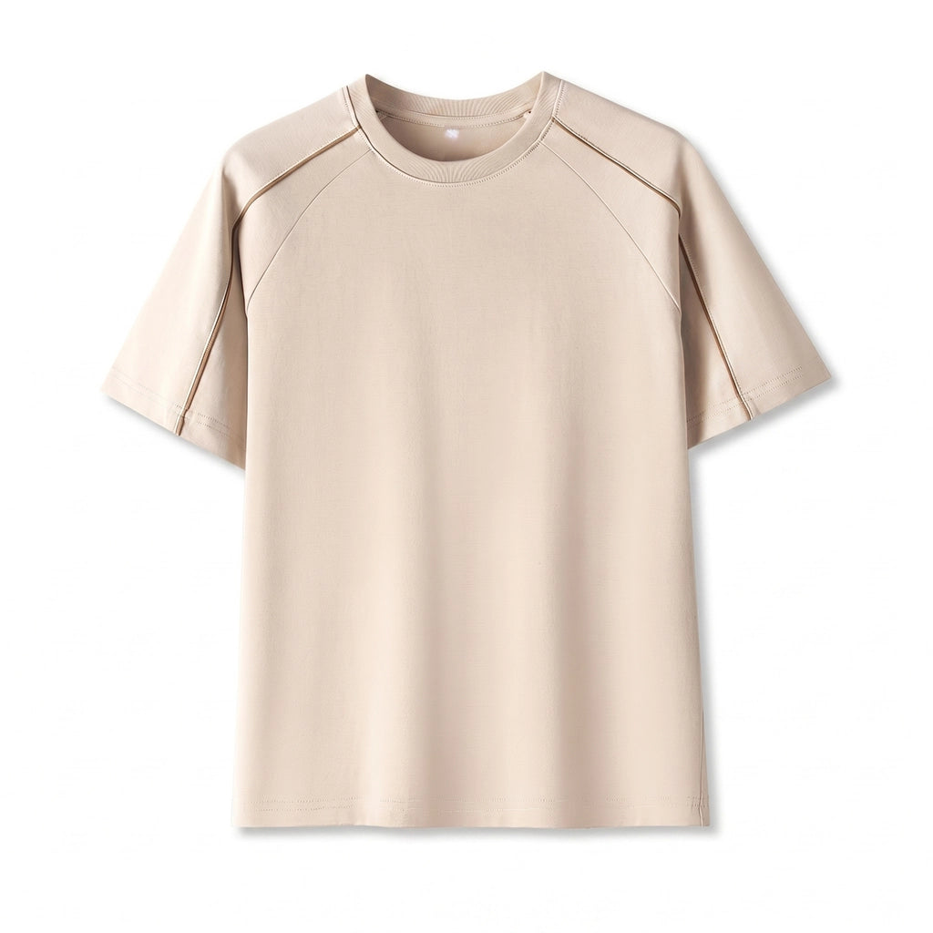 Hugh Raglan T-Shirt - Color:Khaki;Size:M