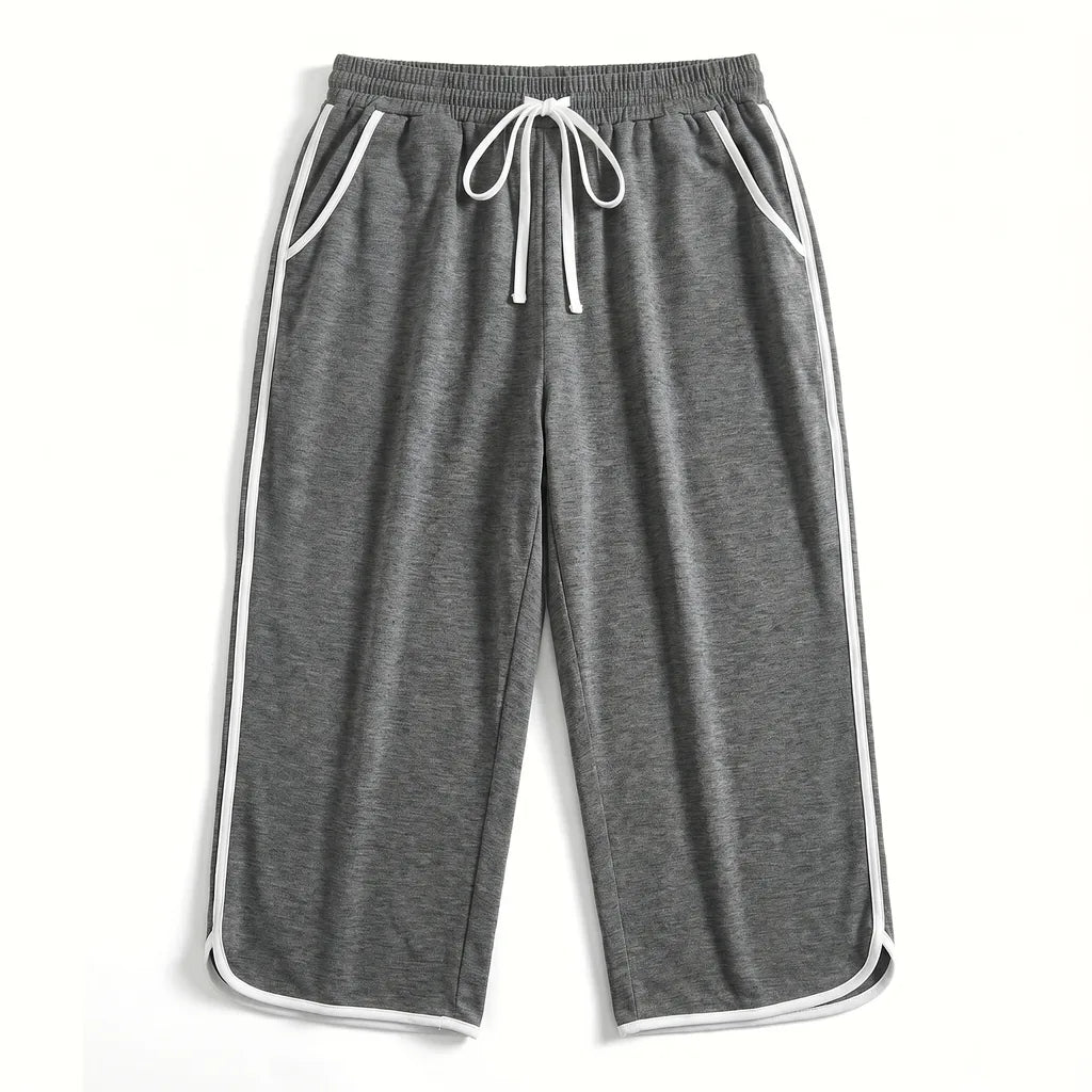 Inayah Straight Leg Trousers - Color:Dark Gray;Size:XS
