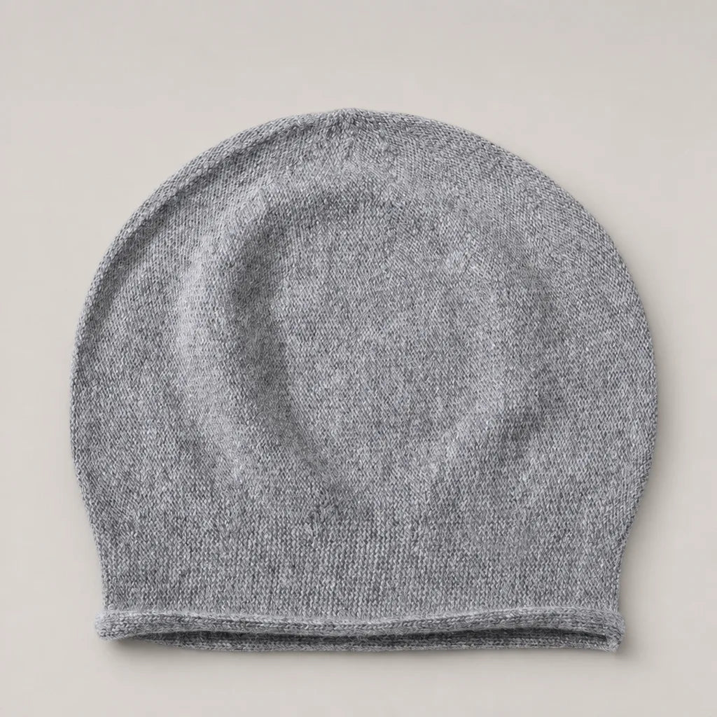 Women's Gray Ennis Cuffed Knit Beanie