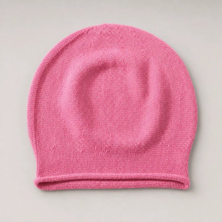Women's Pink Ennis Cuffed Knit Beanie