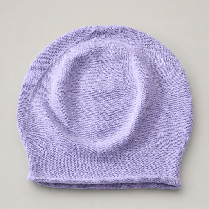 Women's Purple Ennis Cuffed Knit Beanie