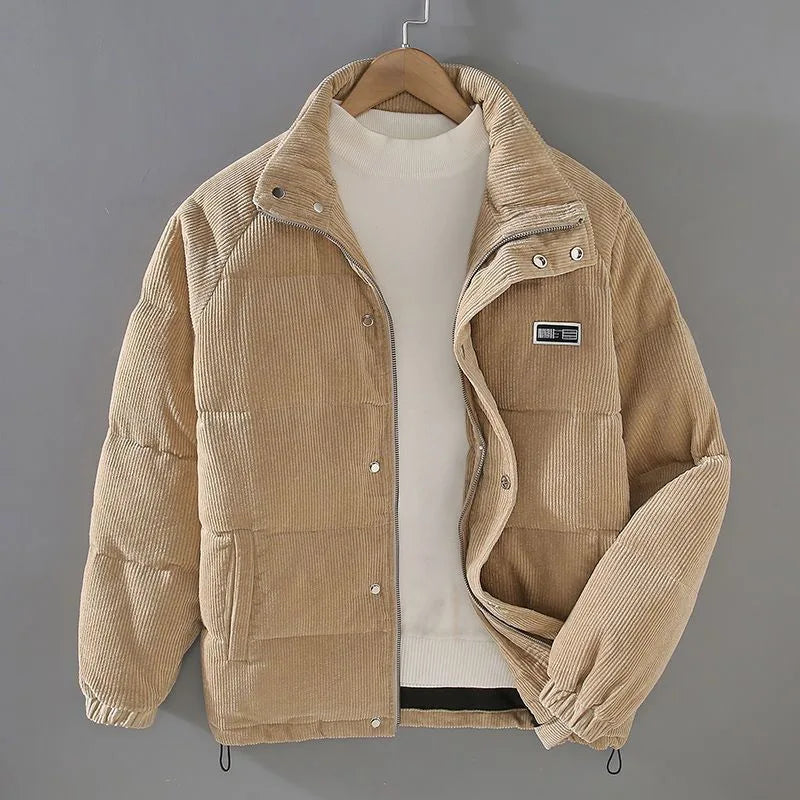 Irving | Men's Corduroy Jacket - Color:Khaki;Size:XS