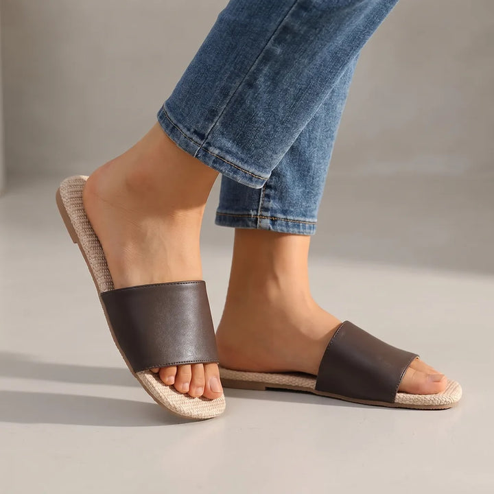 Men's Brown Hooper Slide Slippers