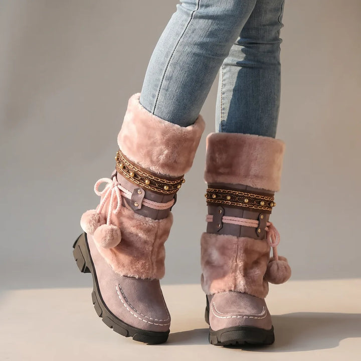Ivy | Women's Fall Tall Boots - Color:Purple;Size:35