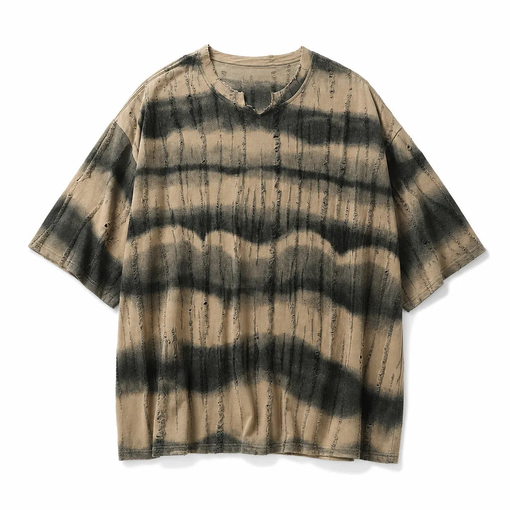 Jack Striped T-Shirt - Color:Beige;Size:S