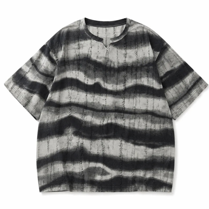 Jack Striped T-Shirt - Color:Gray;Size:S