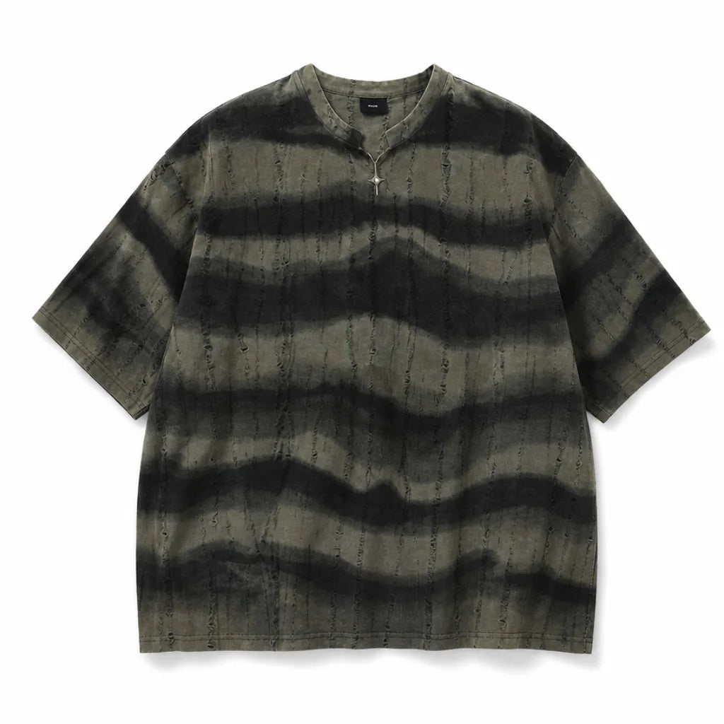 Jack Striped T-Shirt - Color:Green;Size:S