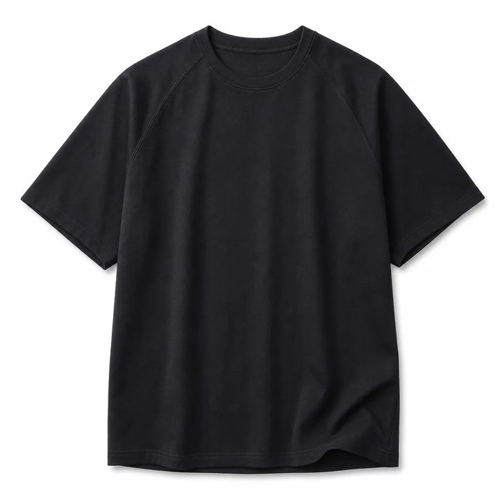 Jake Crew Neck Tee - Color:Black;Size:M