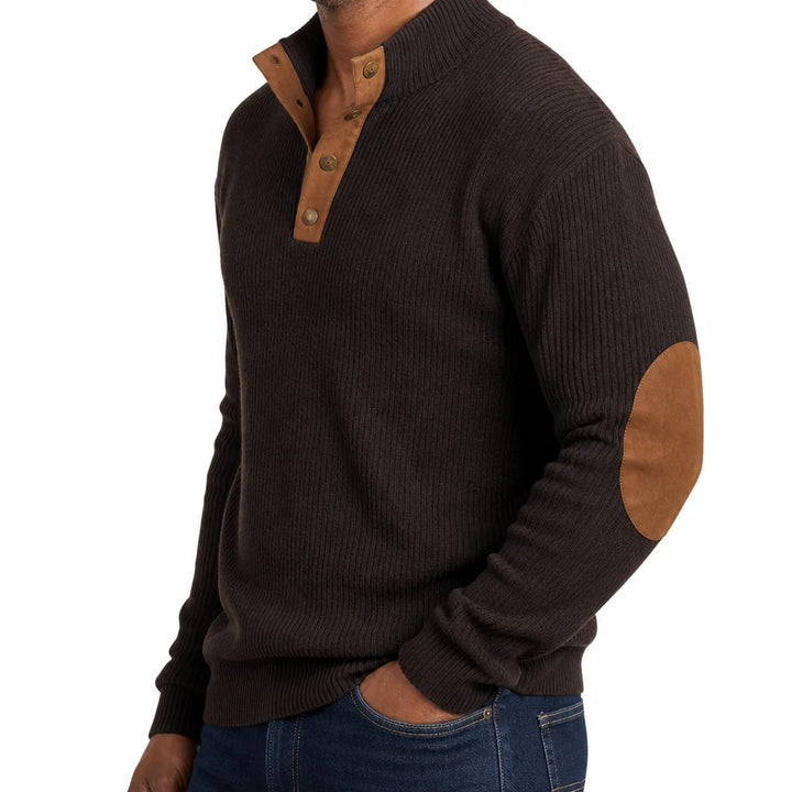 Men's Brown Underhill Corduroy Popover Shirt