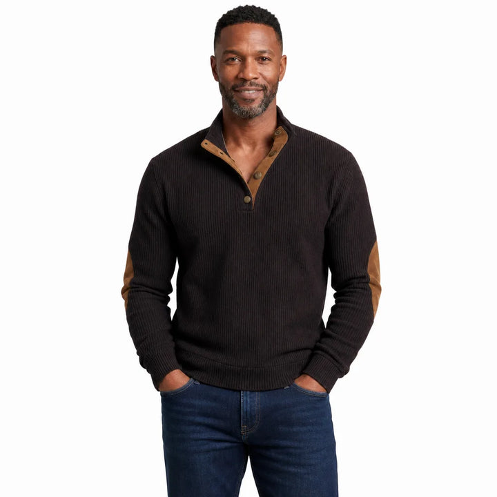 Men's Brown Underhill Corduroy Popover Shirt