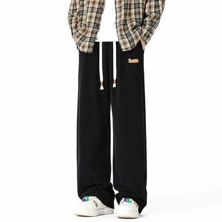 Men's Lounge Fleece Pants Black1.webp