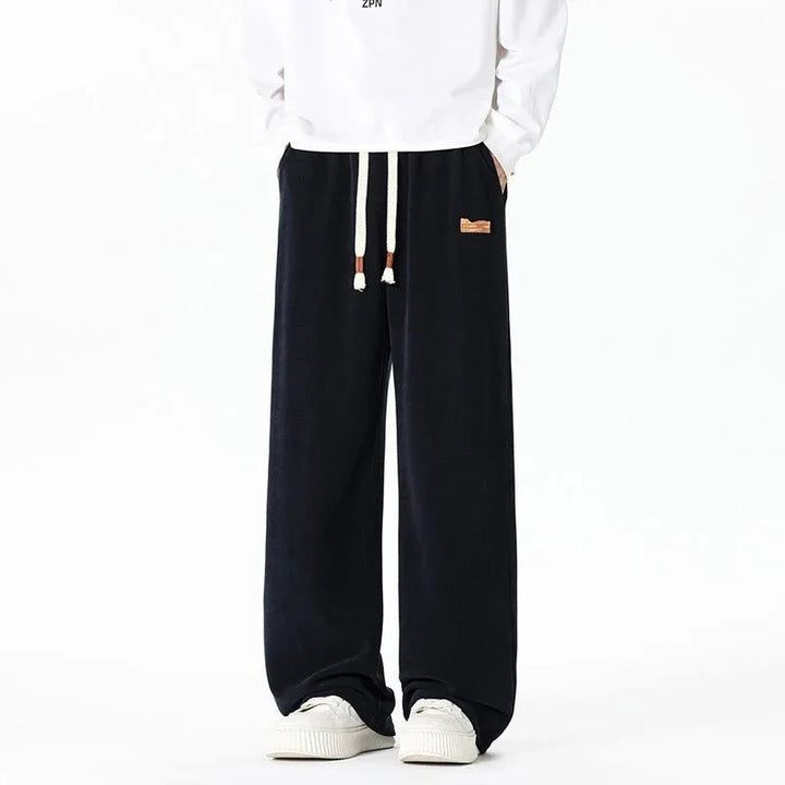 Men's Lounge Fleece Pants Navy1.webp