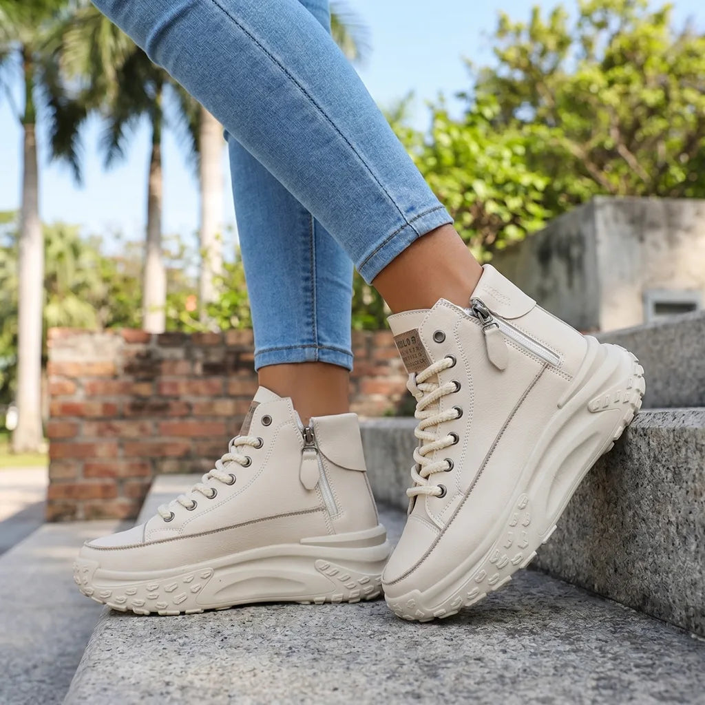 Women's Khaki Donovan Platform Sneakers