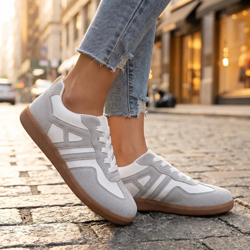 Men's Gray Westbrook German Trainers