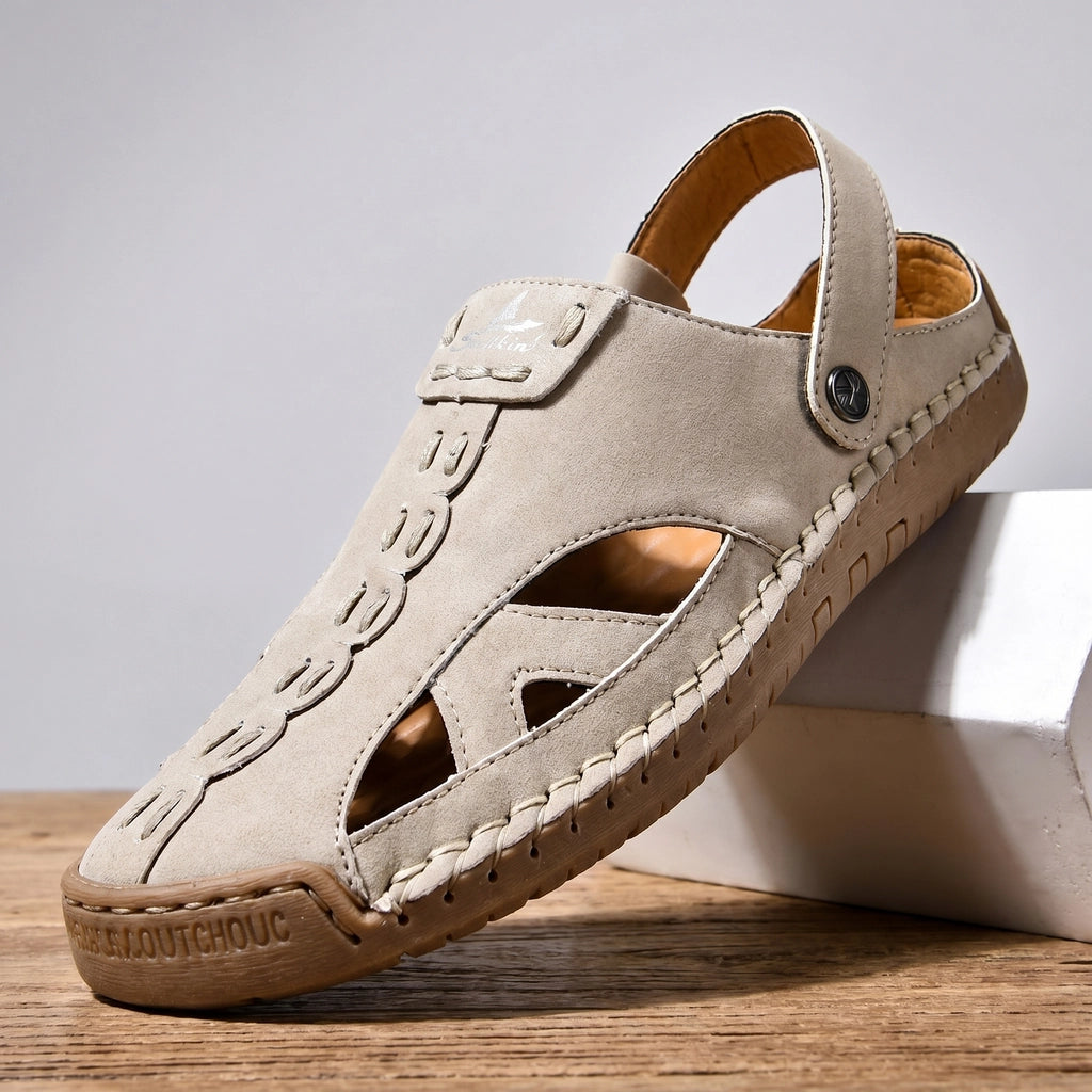 Jason Coltwell Clog Sandals - Color:Beige;Size:38