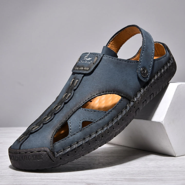 Jason Coltwell Clog Sandals - Color:Blue;Size:38