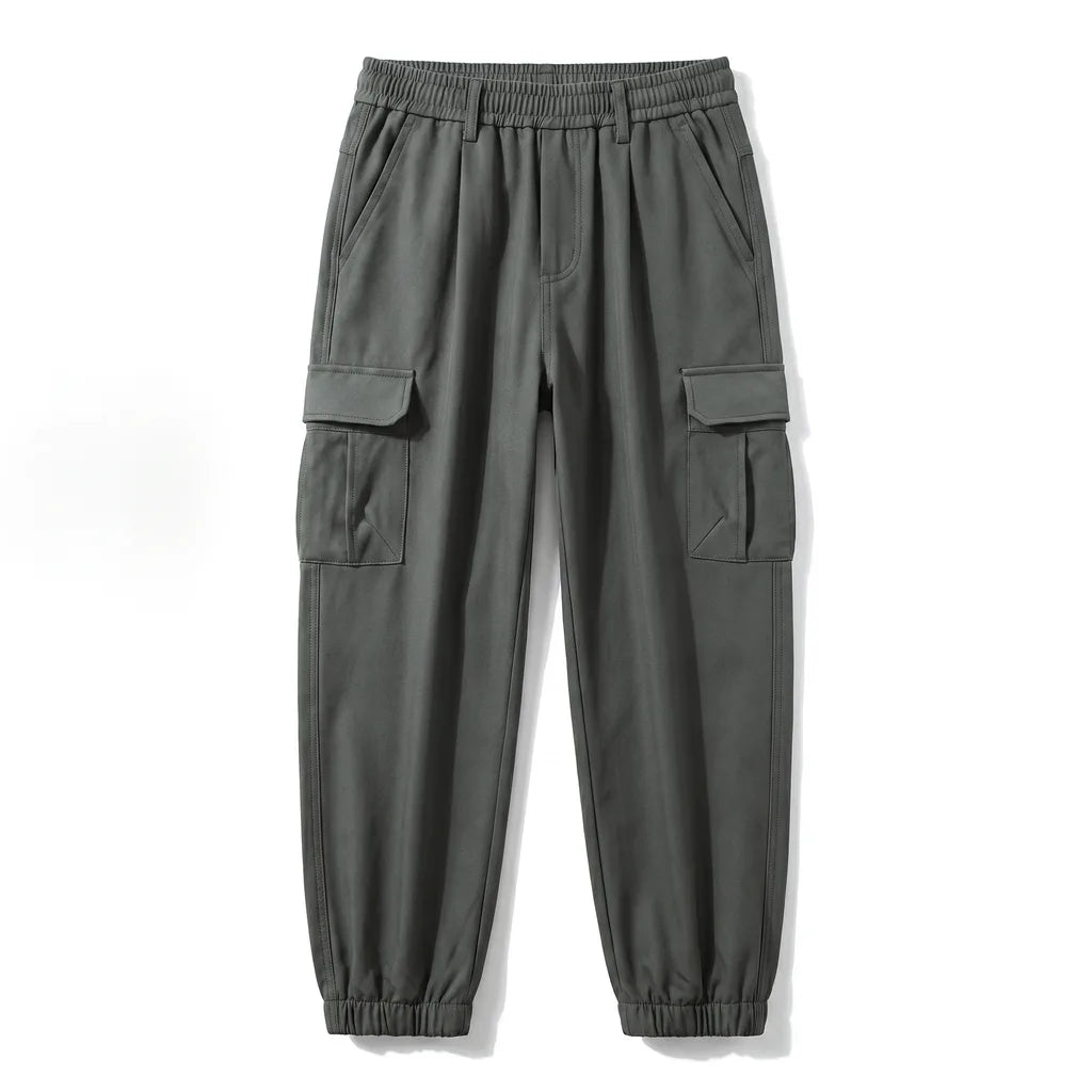 Jasper Straight Cargo Pants - Color:Green;Size:S