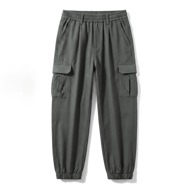 Jasper Straight Cargo Pants - Color:Green;Size:S