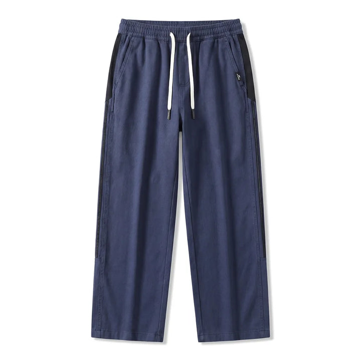 Jay Striped Wide-Leg Pants - Color:Blue;Size:M