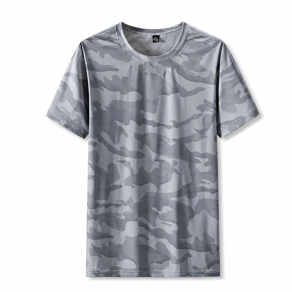 Jed Camo T-Shirt - Color:Gray;Size:S