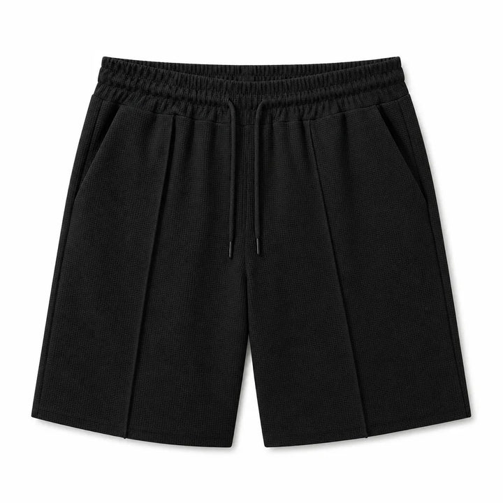 Jed Waffle Shorts - Color:Black;Size:XS