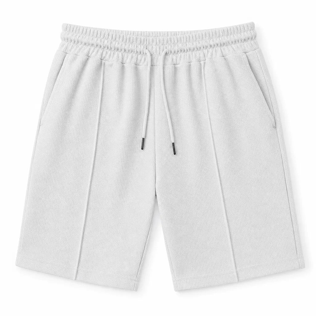 Jed Waffle Shorts - Color:White;Size:XS