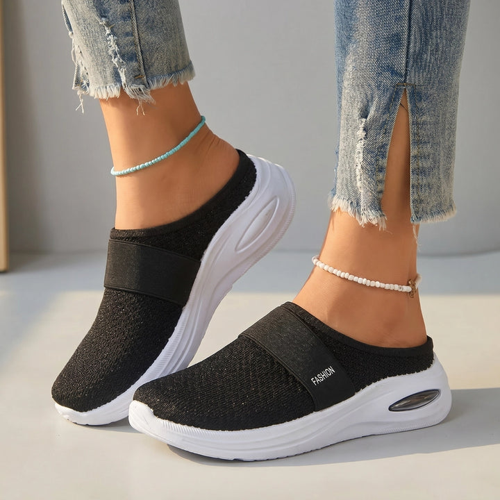 Jesse Mesh Mules - Color:Black;Size:36