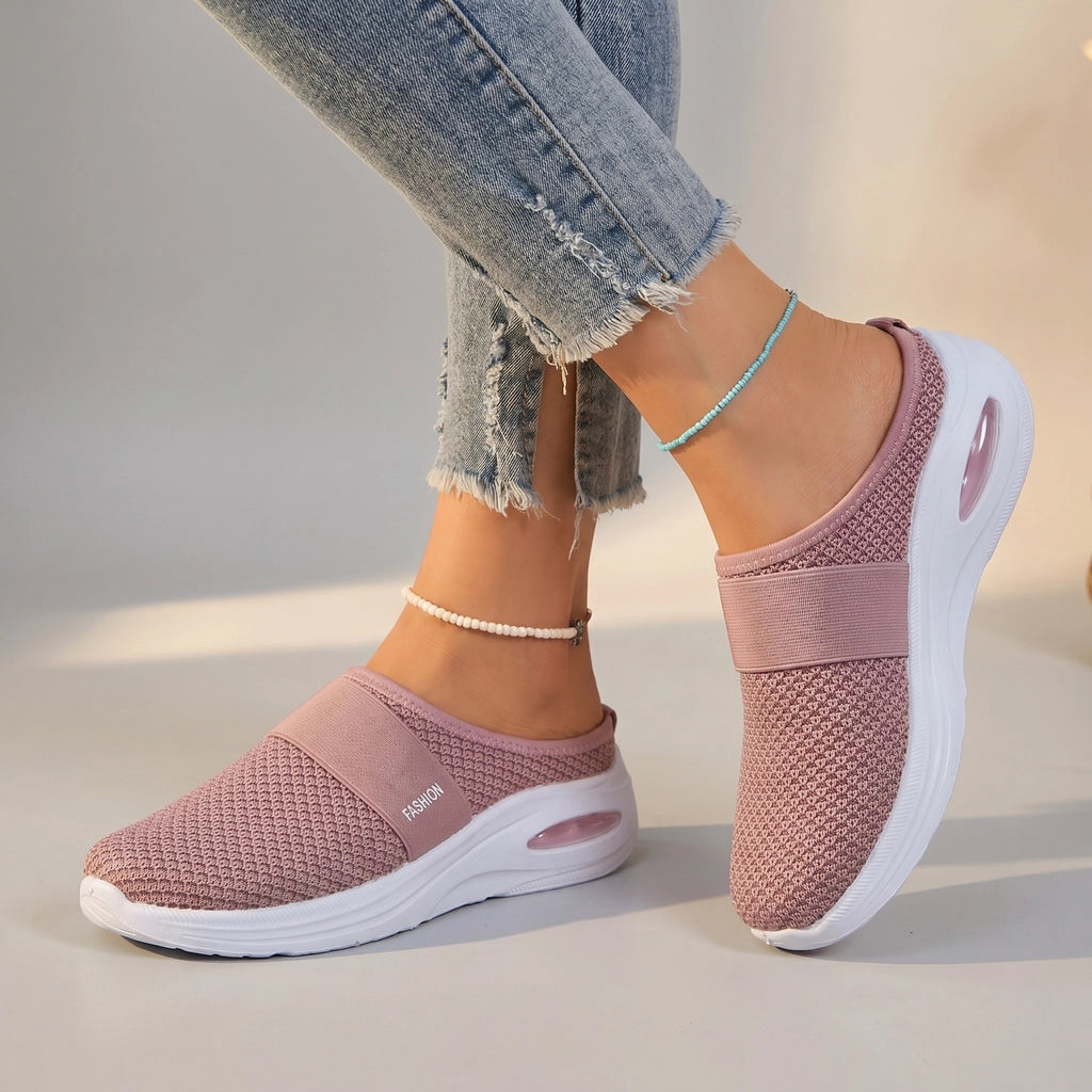 Jesse Mesh Mules - Color:Pink;Size:36
