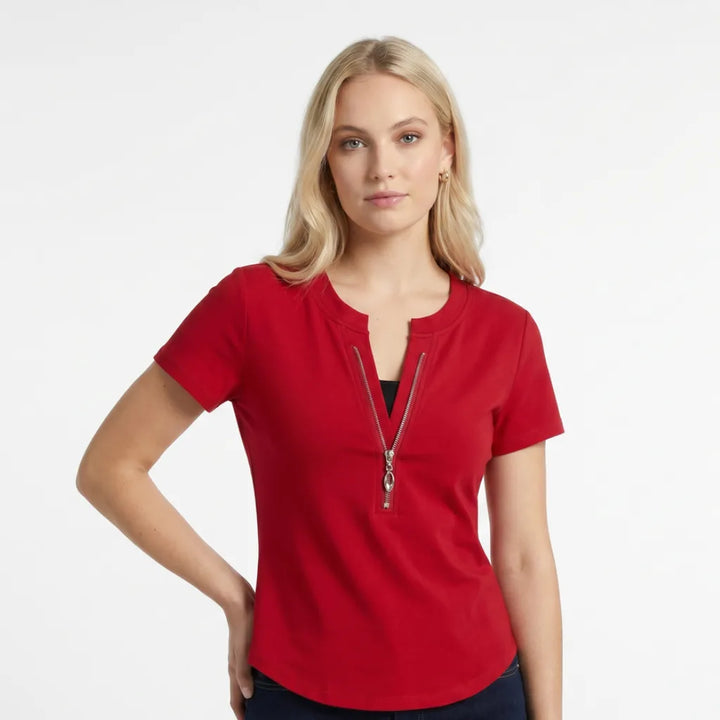 Dunbar Cotton V-Neck T-Shirt