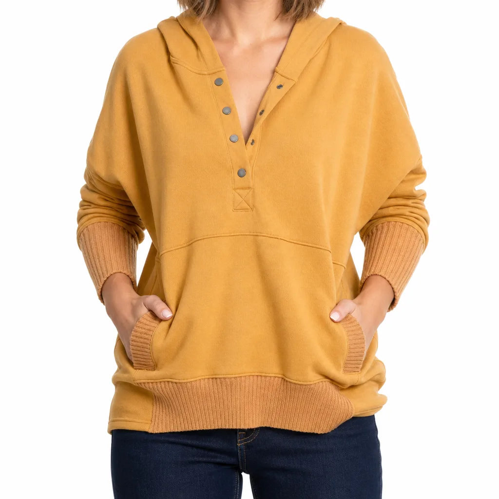 Jessup Snap Pullover - Color:Beige;Size:XS