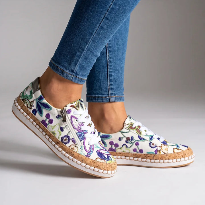 Jodie | Women's Orthopedic Sneakers - Color:Purple;Size:35