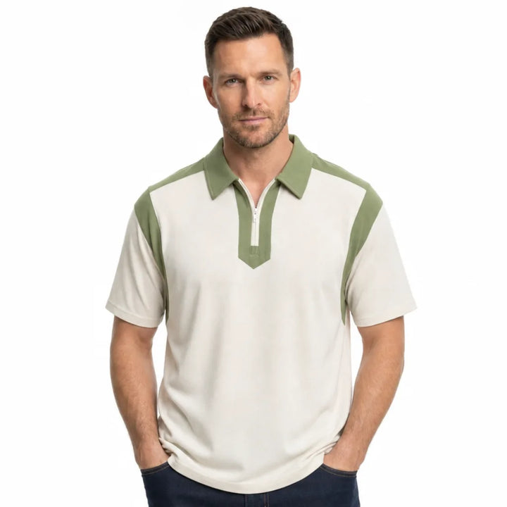 Men's Patton Colorblock Cotton Polo