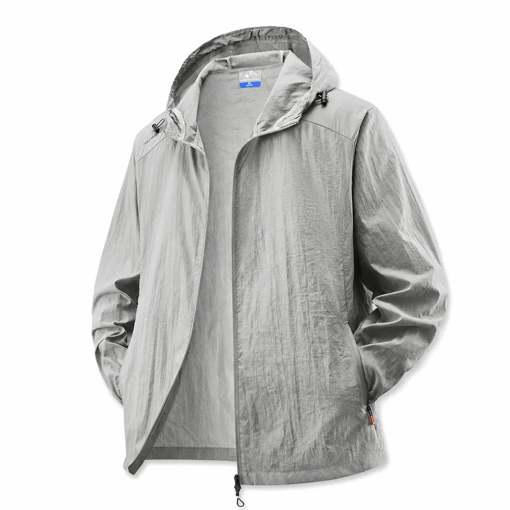 Johnny Hooded Jacket - Color:Gray;Size:S