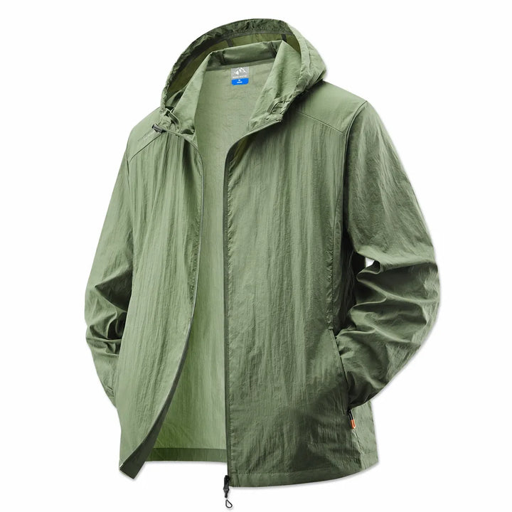 Johnny Hooded Jacket - Color:Green;Size:S