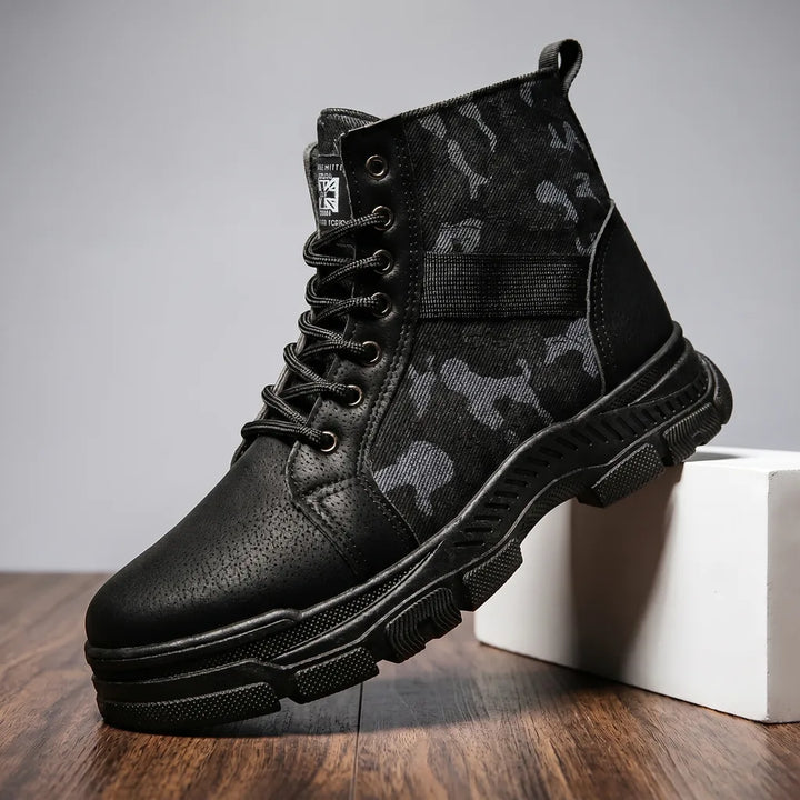Men's Black Unlined Eames Lace Up Boots