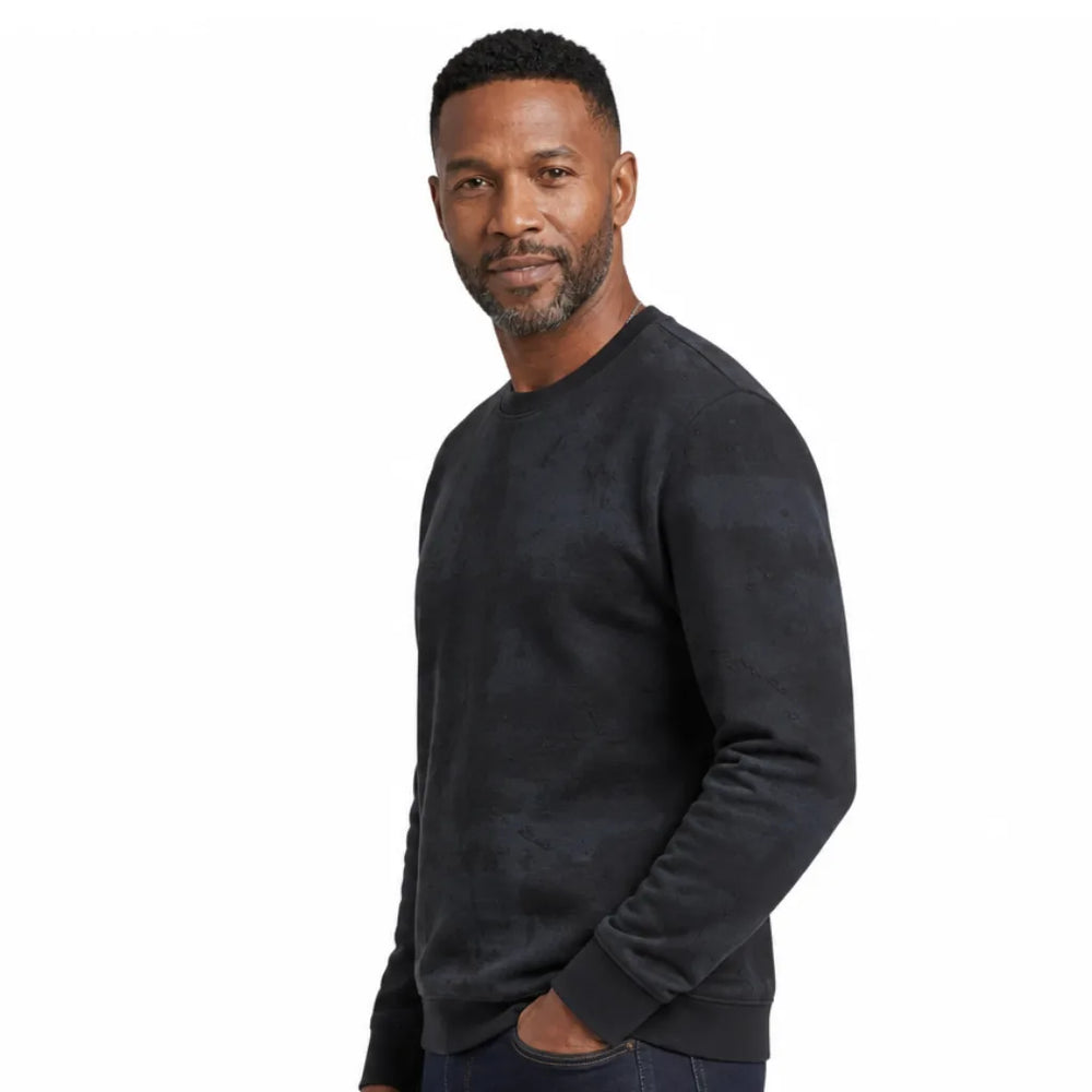 Men's Ledger Printed Cotton Sweatshirt