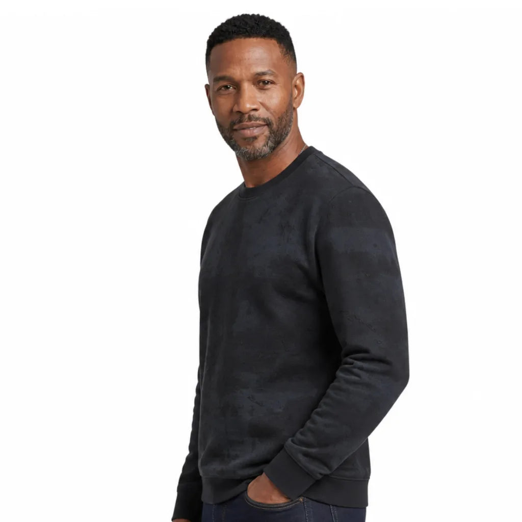 Men's Ledger Printed Cotton Sweatshirt