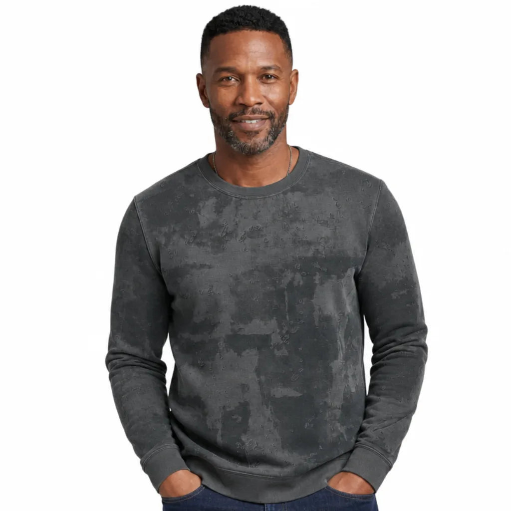 Men's Ledger Printed Cotton Sweatshirt